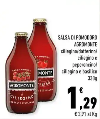 Conad Margherita SALSA DI POMODORO AGROMONTE 330g offerta