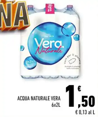 Conad Margherita ACQUA NATURALE VERA 6x2L offerta
