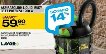 Bricofer Bidone aspiratutto offerta