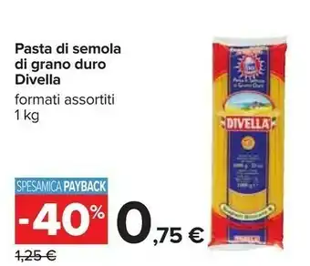 Carrefour Divella Pasta offerta