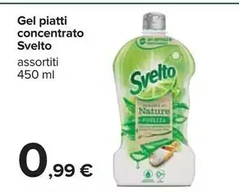 Carrefour Svelto 8710847990762 Detersivo Per Piatti Gel 450 Ml offerta