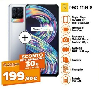 Expert Realme 8 offerta