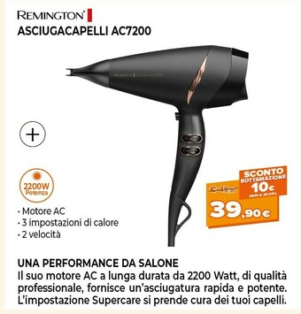 Expert Remington AC7200 2200 W Nero offerta