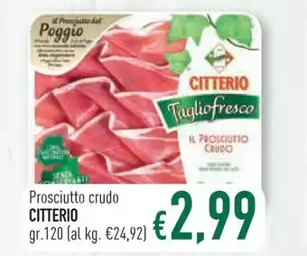 Famila Citterio Prosciutto Crudo offerta