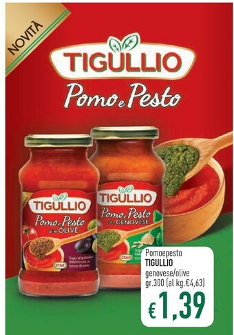 Famila Tigullio Pomo E Pesto Alle Olive 300 G(ml) offerta