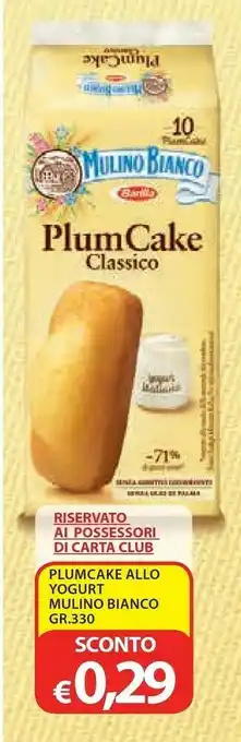 Famila Mulino Bianco Mulino Bianco - PlumCake Classico 330 g(ml) offerta