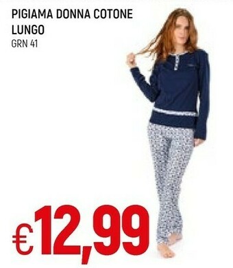 Famila Pigiama Donna Cotone Lungo offerta