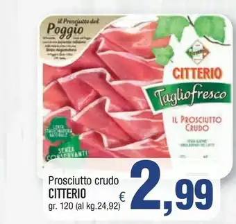 Famila Citterio Il Prosciutto Crudo 120 G(ml) offerta