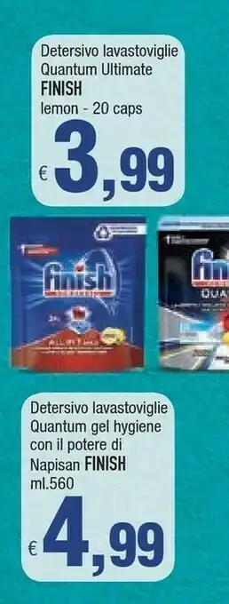 Famila Finish Detersivo Lavastoviglie Quantum Ultimate offerta