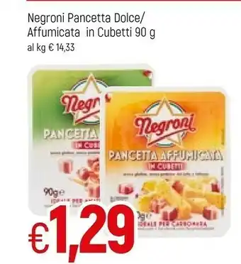 Famila Negroni Pancetta offerta