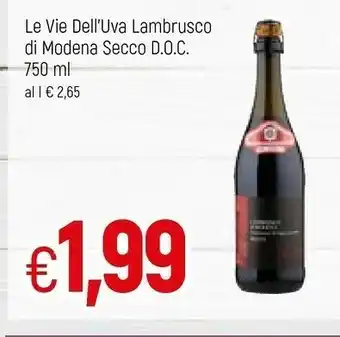 Famila Dell Lambrusco offerta
