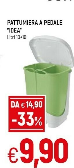 Famila Pattumiera A Pedale offerta