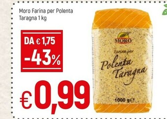 Famila Superstore Moro Farina Per Polenta Taragna Istantanea offerta