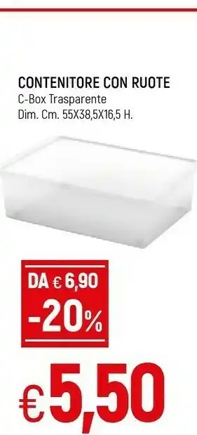 Famila Contenitore Con Ruote offerta