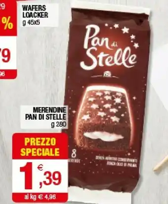 Iperal Mulino Bianco Merenda Pan Di Stelle 280 G(ml) offerta
