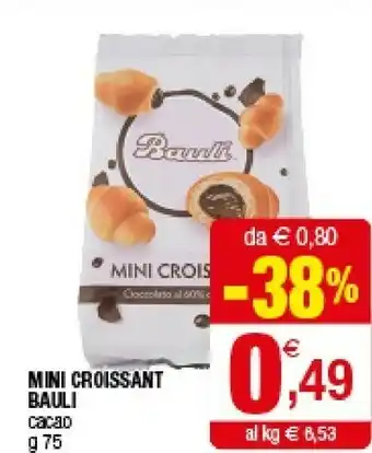 Iperal Bauli I Minuti Mini Croissant Cacao 75 G(ml) offerta