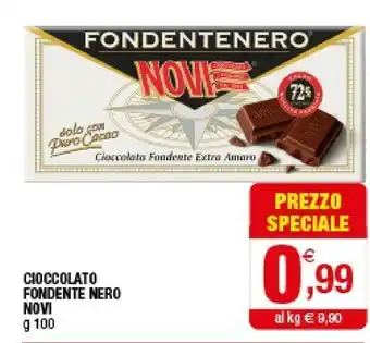 Iperal Novi Cioccolato Fondente Nero offerta