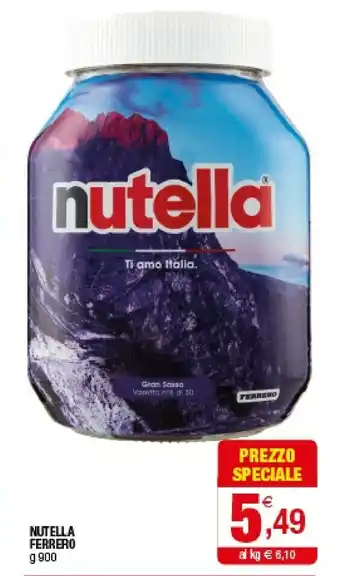 Iperal Ferrero Nutella offerta