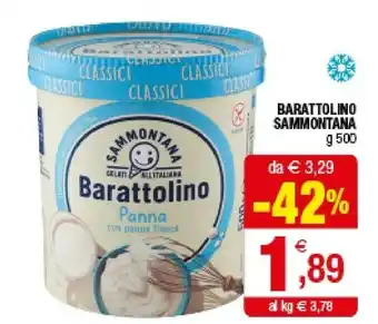 Iperal Sammontana Barattolino Panna 500 G(ml) offerta