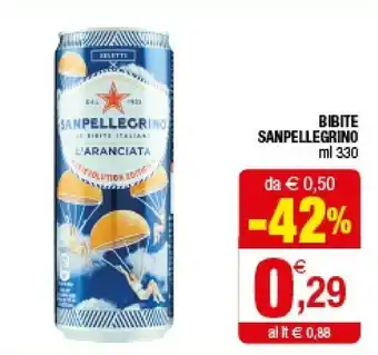 Iperal Sanpellegrino - L'Aranciata 330 G(ml) offerta