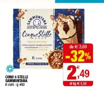 Iperal Sammontana Cinque Stelle offerta