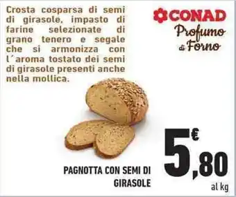 PAGNOTTA CON SEMI DI GIRASOLE