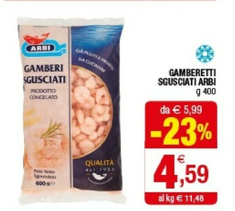 Arbi Gamberetti Sgusciati