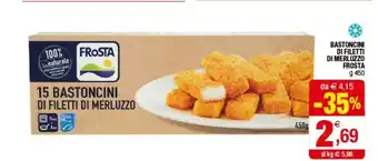 Iperal Frosta 15 Bastoncini Di Filetti Di Merluzzo 450 G(ml) offerta