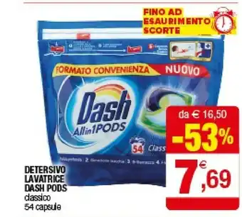 Iperal Dash Detersivo Lavatrice Pods Classico offerta