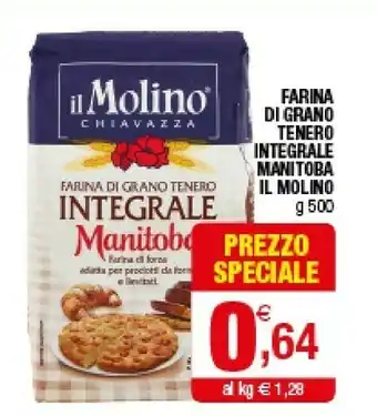 Iperal Il Molino Farina Di Grano Tenero Integrale offerta