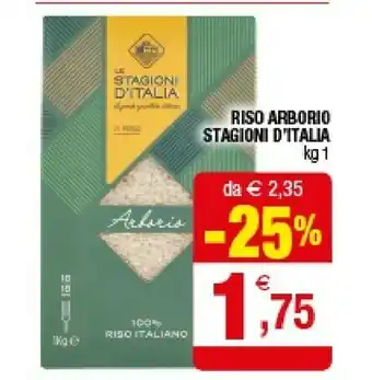 Iperal Stagioni D'italia Riso Arborio offerta