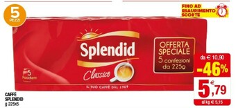 Iperal Splendid Caffè offerta