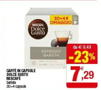 Iperal Nescafé Caffe In Capsule Dolce Gusto offerta