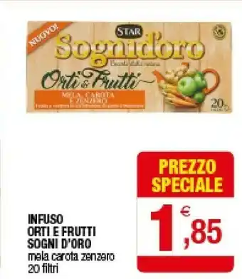 Iperal Star Infuso Orti E Frutti Sogni D'oro Mela Carota Zenzero offerta