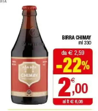 Iperal Chimay Birra offerta