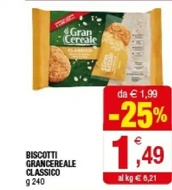 Iperal Mulino Bianco Gran Cereale Classico offerta