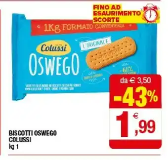 Iperal Colussi Oswego L'Originale 1000 G(ml) offerta