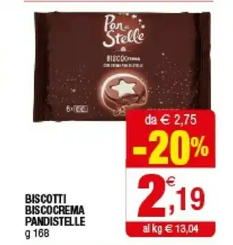 Iperal Mulino Bianco Biscocrema Pan Di Stelle offerta