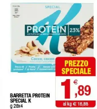 Iperal Kellogg's - Special K Protein Con Frutta Secca, Semi E Crema Di Mandorle 112 G(ml) offerta