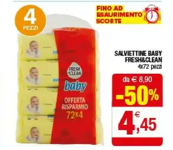 Iperal Fresh & Clean Salviettine Baby offerta