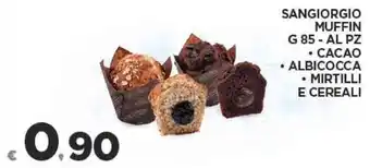 Deco Supermercati SANGIORGIO MUFFIN G 85 offerta