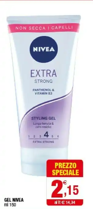 Iperal Nivea Styling Gel offerta