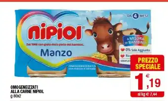 Iperal Nipiol Omogeneizzato Con Manzo Alla Carne offerta