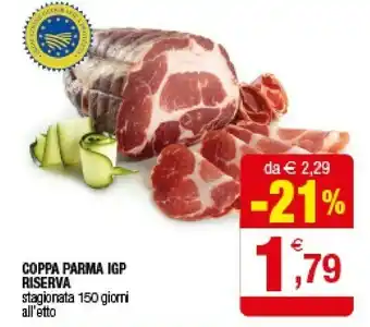 Iperal Coppa Parma Igp Riserva Stagionata offerta