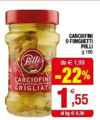 Iperal Polli Carciofini Sottolio Grigliati 185 G(ml) offerta