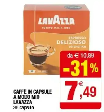 Iperal Lavazza A Modo Mio Qualita Rossa Capsule Caffè 36 Pezzo(i) offerta
