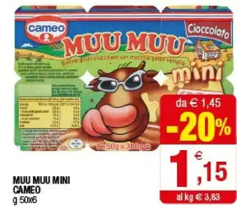 Iperal Cameo Cameo - Muu Muu Vaniglia 500 g(ml) offerta
