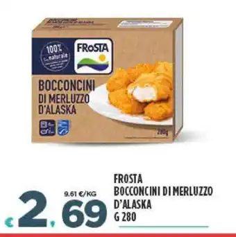 Deco Supermercati FROSTA BOCCONCINI DI MERLUZZO D'ALASKA G 280 offerta