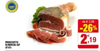 Iperal Prosciutto Di Norcia Igp offerta