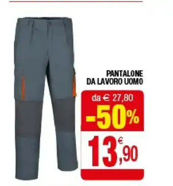 Iperal Pantalone Da Lavoro Uomo offerta